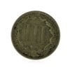 Image 2 : 1870 Three Cent Nickel Piece Coin