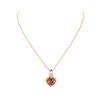 Image 2 : 14KT Rose Gold 15.84ct Morganite and Diamond Pendant with Chain
