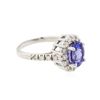 14KT White Gold 2.52ct Tanzanite and Diamond Ring