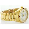 Image 2 : Mens Rolex 18K Yellow Gold Diamond And Ruby President Wristwatch