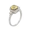 Image 3 : 18KT White Gold GIA 2.12ctw Fancy Brownish Yellow Diamond Ring
