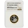 Image 1 : 2000-W $10 Library of Congress Gold & Platinum Coin NGC Graded PF70 Ultra Cameo