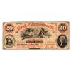 Image 1 : 1858 $20 Bank of the Common Wealth Richmond, VA Bank Note