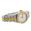 Image 3 : Ladies Two-Tone Rolex Datejust Watch with Diamond Bezel & Dial