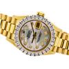 Image 2 : Ladies 18KT Yellow Gold Rolex President Watch with Diamond Bezel & Dial