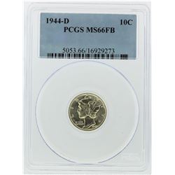 1944-D Mercury Dime PCGS Graded MS66FB