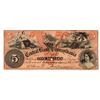 Image 1 : 1858 $5 Central Bank of Pennsylvania Obsolete Bank Note
