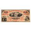 Image 1 : 1800's $5 The Augusta Insurance Company Bank Note
