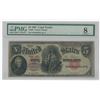 Image 1 : 1907 $5 Woodchopper Legal Tender Note PMG VG8