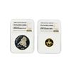 Image 1 : Civil War Commem 1995-W $5 Gold & 1995-S $1 Silver Coin Set NGC  PF 69 Ultra Cam