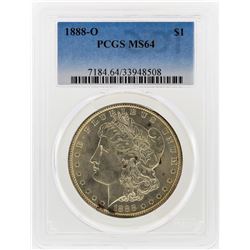 1888-O $1 Morgan Silver Dollar PCGS Graded MS64