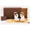 Image 1 : Authentic Louis Vuitton White Multicolor Monogram High Heels