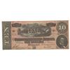 Image 1 : 1864 $10 The Confederate States of America Note