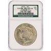 Image 1 : 1923 $1 Peace Silver Dollar Binion Collection NGC MS63