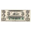 Image 1 : 1800s $3 New England Commercial Bank Obsolete Currency Note