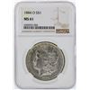 Image 1 : 1884-O $1 Morgan Silver Dollar NGC Graded MS61