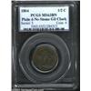 Image 1 : 1804 1/2 C Plain 4, No Stems MS63 Brown PCGS.