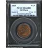 Image 1 : 1833 1/2 C MS64 Red and Brown PCGS.