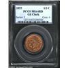 Image 1 : 1855 1/2 C MS64 Red PCGS.