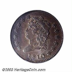 1810 1C MS63 Brown PCGS.