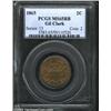 Image 1 : 1865 2C MS65 Red and Brown PCGS.