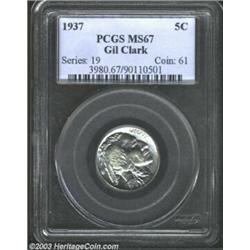 1937 5C MS67 PCGS.