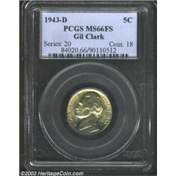 1943-D 5C MS66 Full Steps PCGS.