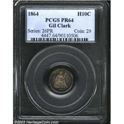 1864 H10C PR64 PCGS.