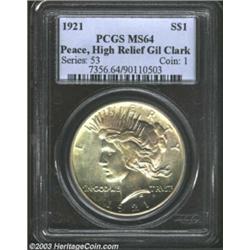 1921 $1 MS64 PCGS.
