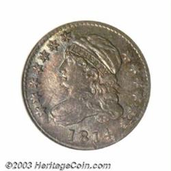 1814 10C Large Date MS64 NGC.
