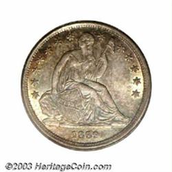 1839 10C No Drapery MS65 PCGS.