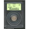 Image 1 : 1854 10C Arrows MS63 PCGS.
