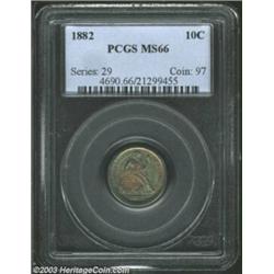 1882 10C MS66 PCGS.