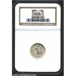 1882 10C MS66 NGC.