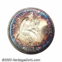 1884 10C MS67 * NGC.