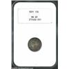 Image 1 : 1891 10C MS65 NGC.
