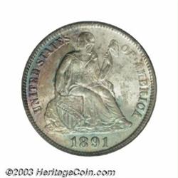 1891 10C MS65 PCGS.