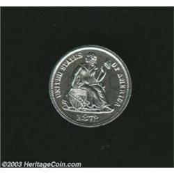 1872 10C PR63 Cleaned Uncertified.