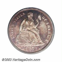 1873 10C Arrows PR65 PCGS.