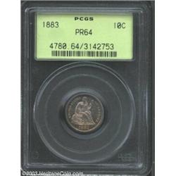 1883 10C PR64 PCGS.