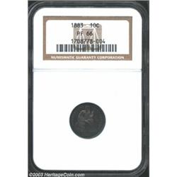 1883 10C PR66 NGC.