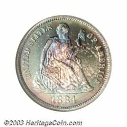 1884 10C PR68 NGC.