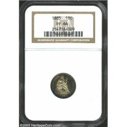 1885 10C PR66 NGC.
