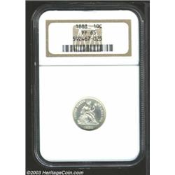1888 10C PR65 NGC.