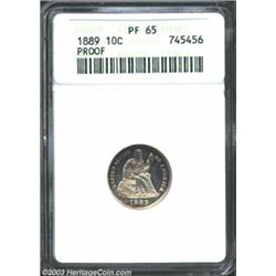 1889 10C PR65 ANACS.