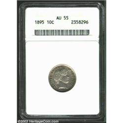 1895 10C AU55 ANACS.