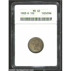 1903-O 10C MS62 ANACS.