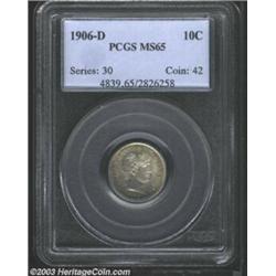 1906-D 10C MS65 PCGS.