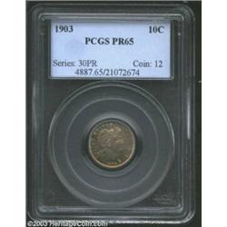 1903 10C PR66 PCGS.