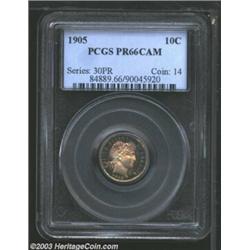 1905 10C PR66 Cameo PCGS.